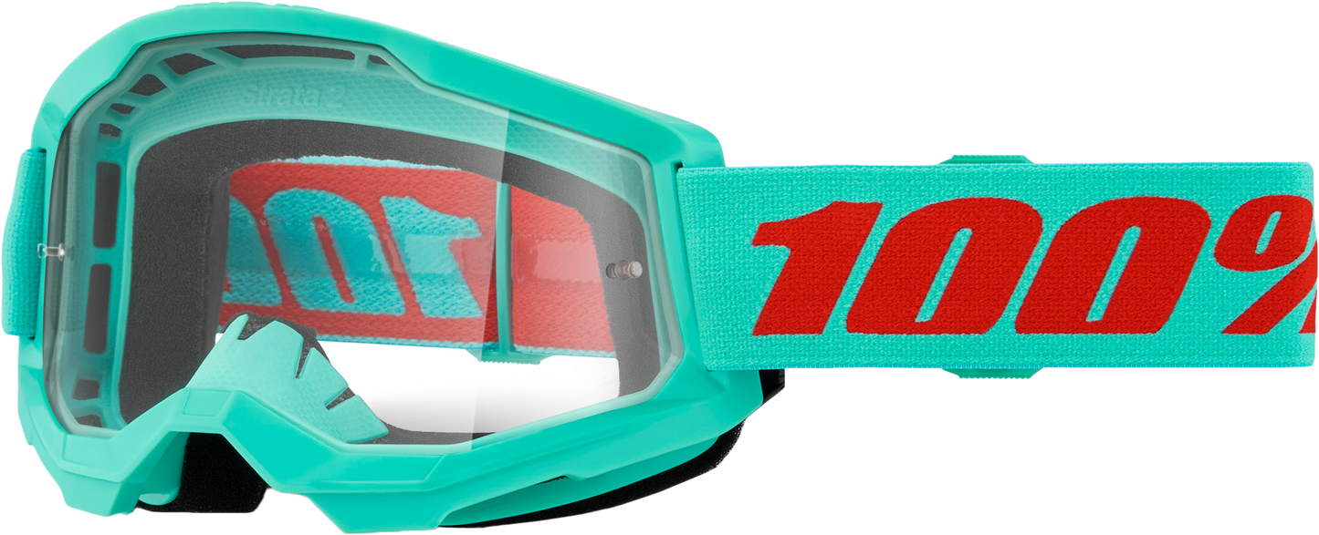 100% Strata 2 Goggle Maupiti Clear Lens