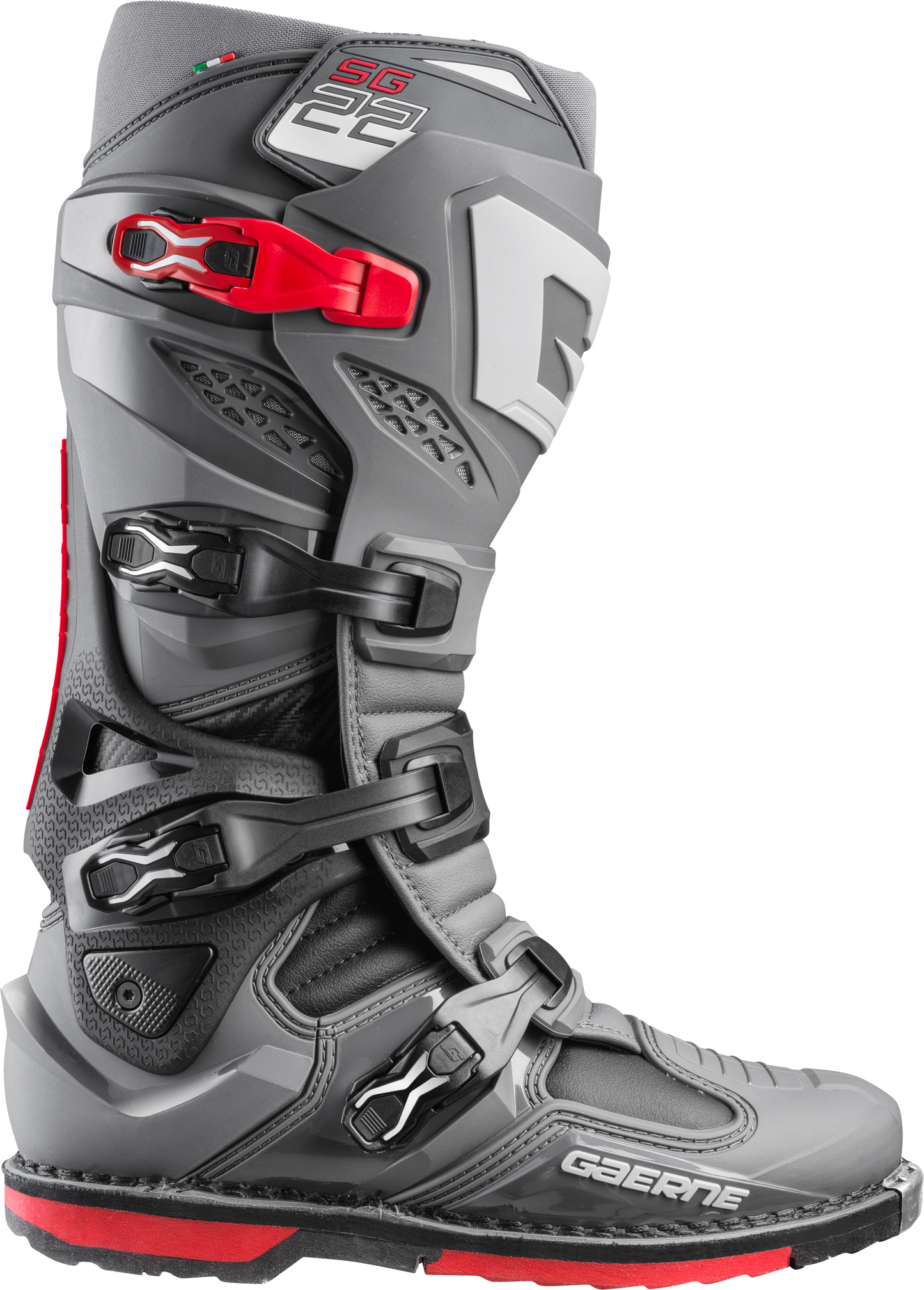 Gaerne SG22 Anthracite/Black/Red Boots