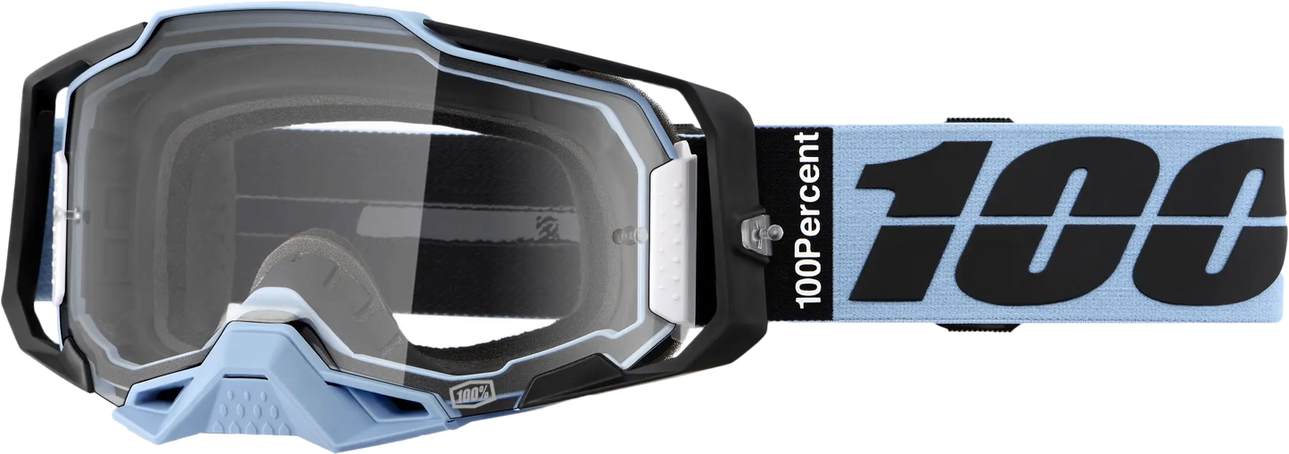 100% Armega Goggle Petros with Clear Lens
