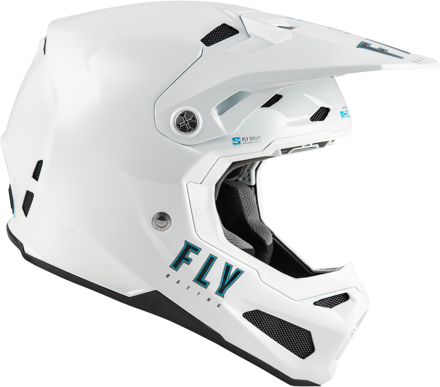 FLY RACING Formula S Carbon Solid White Helmet