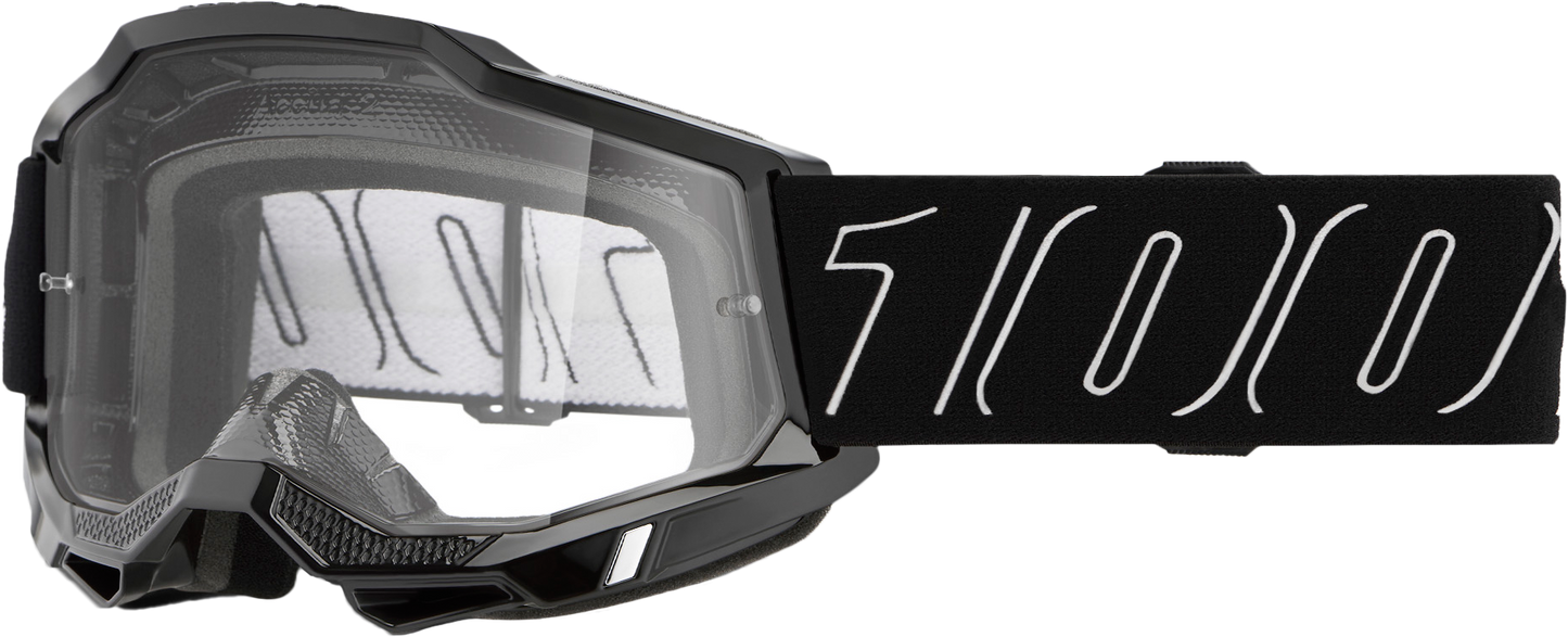 100% Accuri 2 Goggle Blackline with Clear Lens