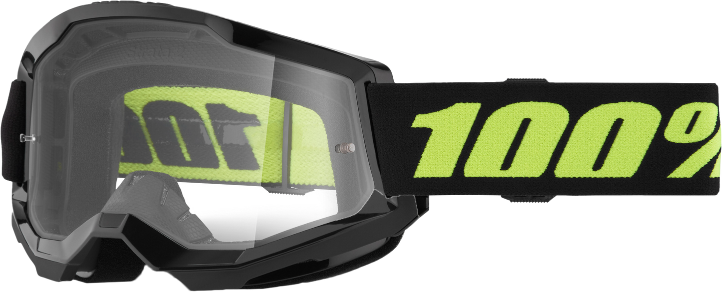 100% Strata 2 Goggle Solar Eclipse Clear Lens