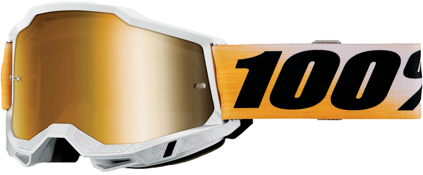 100% Accuri 2 Goggle Shiv with Mirror True Gold Lens