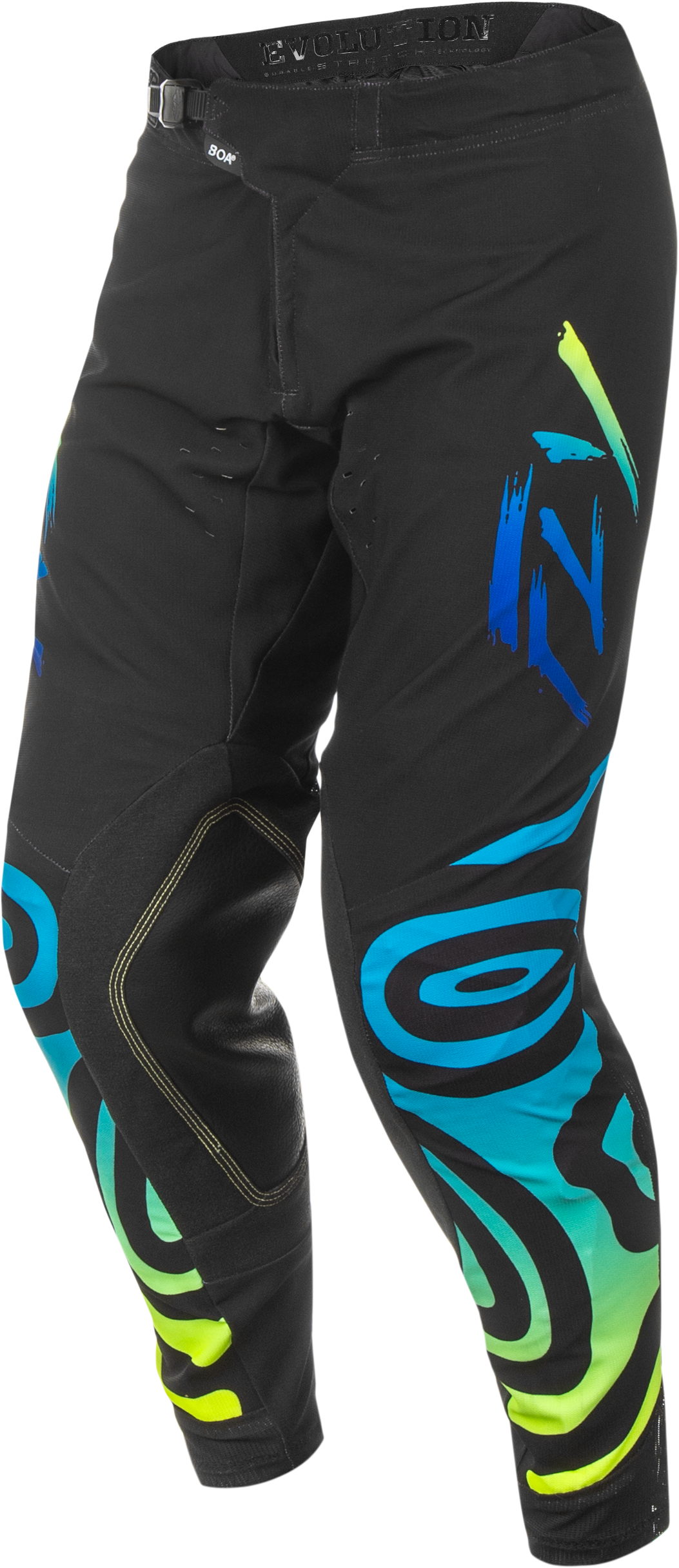 FLY RACING Evolution DST Zen Black/Blue/Hi Vis Pants