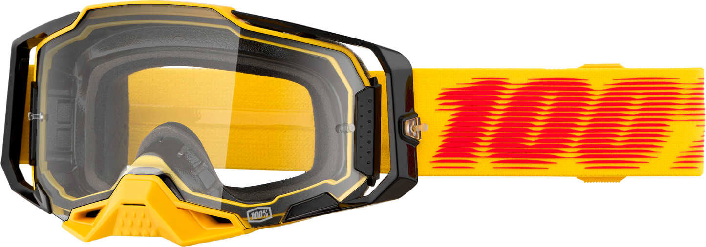 100% Armega Goggle Tetsu with Clear Lens