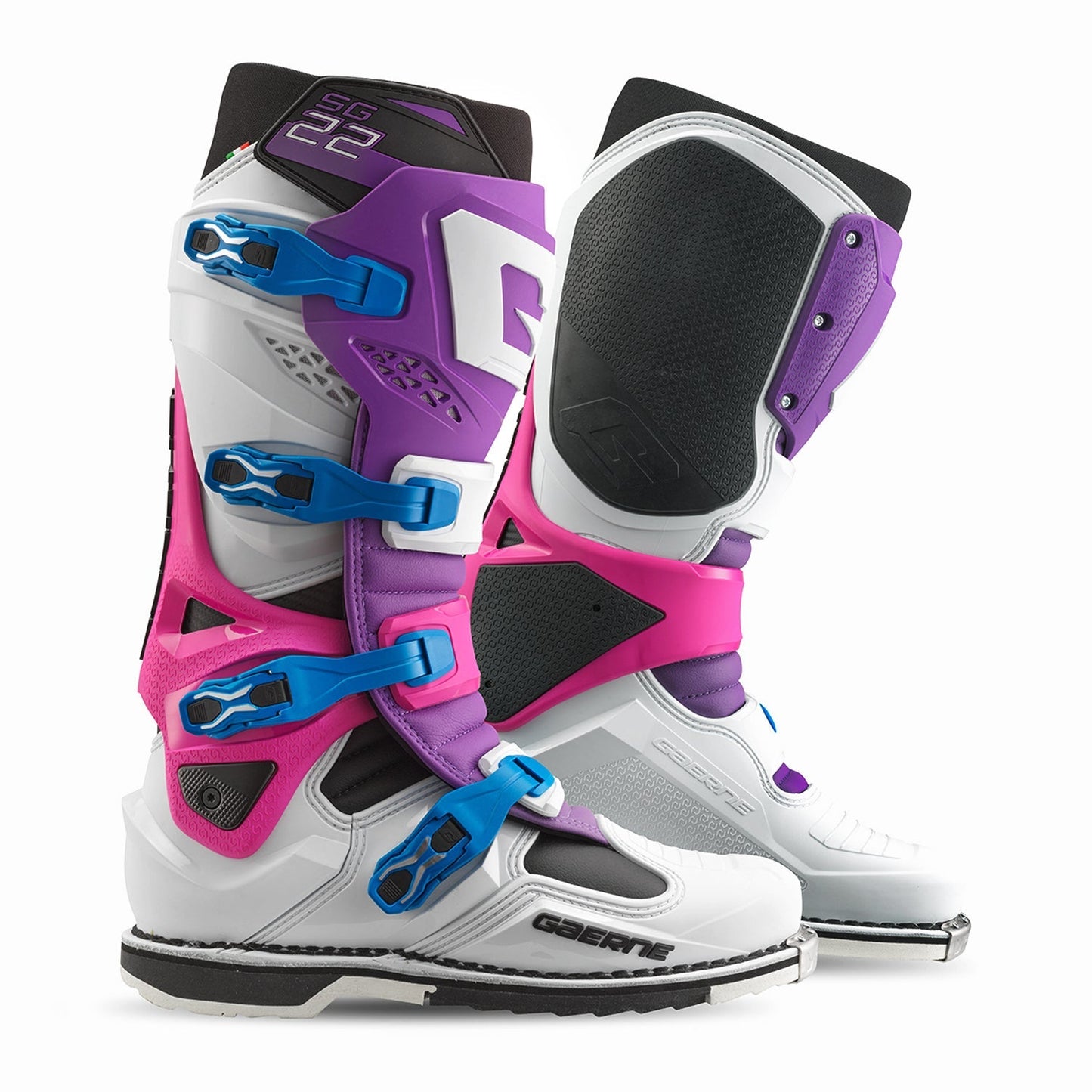 Gaerne SG22 Limited Edition Purple/White/Rhodamine Boots