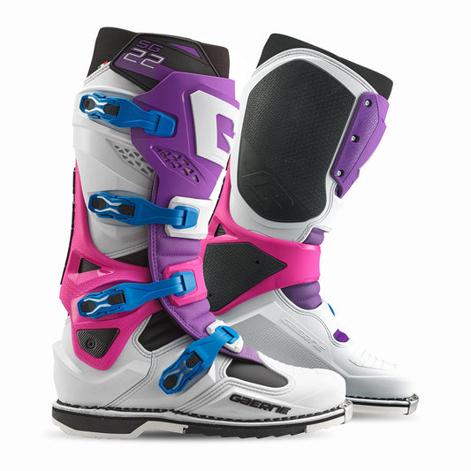 Gaerne SG22 Limited Edition Purple/White/Rhodamine Boots