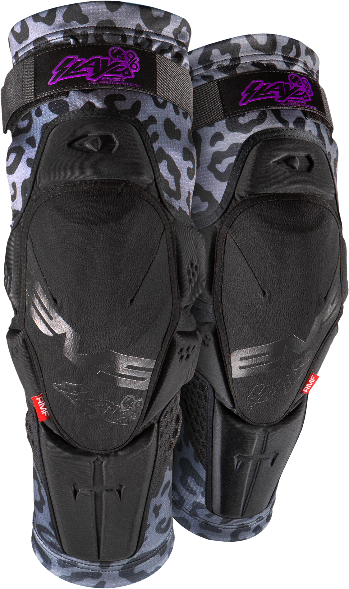 EVS Slayco 96 Ghost Leopard Knee Guard - Limited Edition Axel Hodges Knee Guards