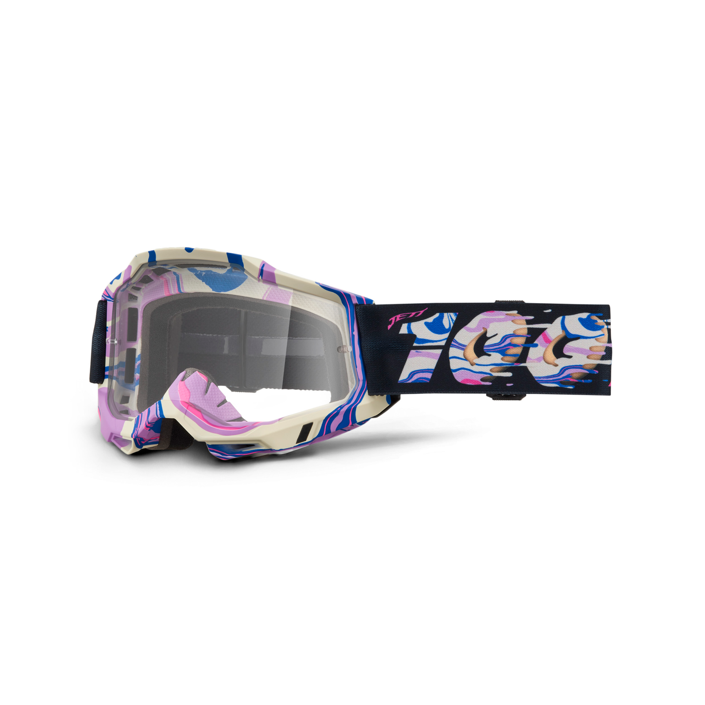 100% Accuri 2 Goggle 2/Pk Le Jett Lawrence Donut with Mirror Lens