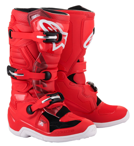 Alpinestars Youth Tech 7s Red Boots