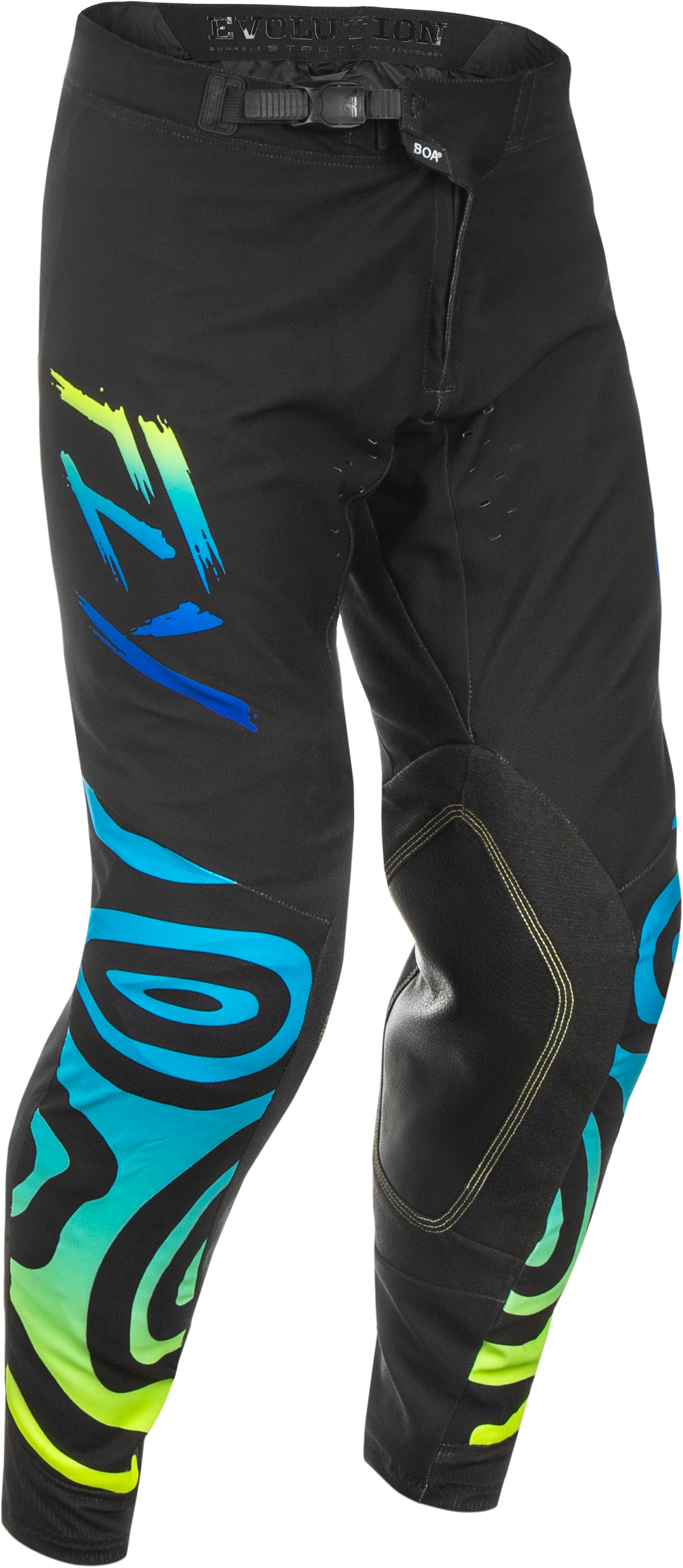 FLY RACING Evolution DST Zen Black/Blue/Hi Vis Pants