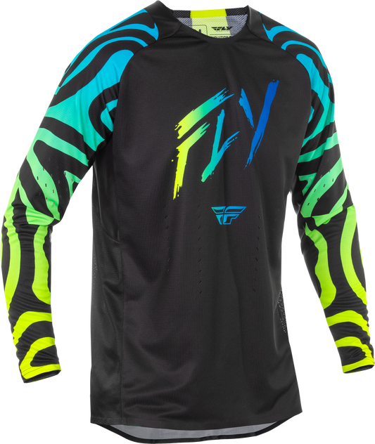 FLY RACING Evolution DST Zen Black/Blue/Hi Vis Jersey