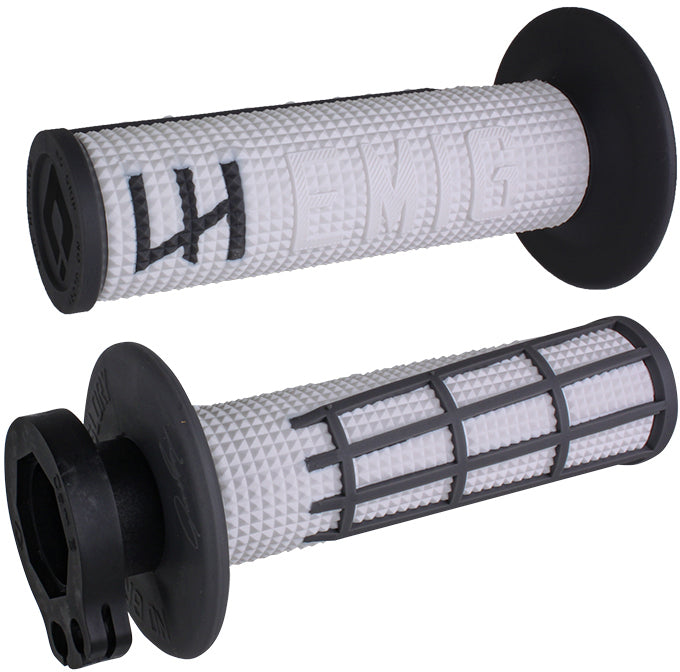 ODI Emig 2.0 V2 Lock On Grip - White/Graphite