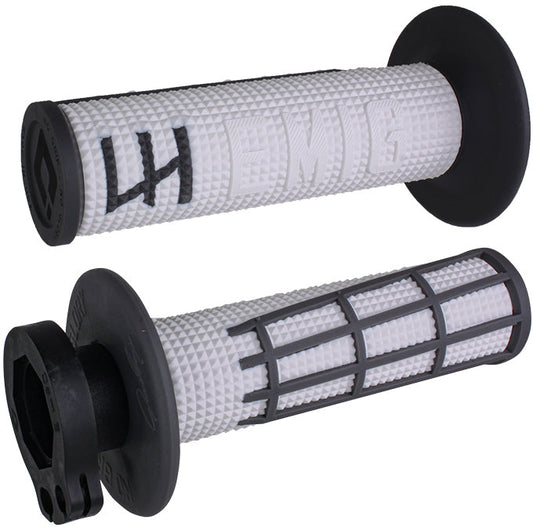 ODI Emig 2.0 V2 Lock On Grip - White/Graphite