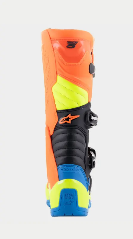 Alpinestars Tech 5 Blue/Orange Fluo/Yellow Fluo Boots