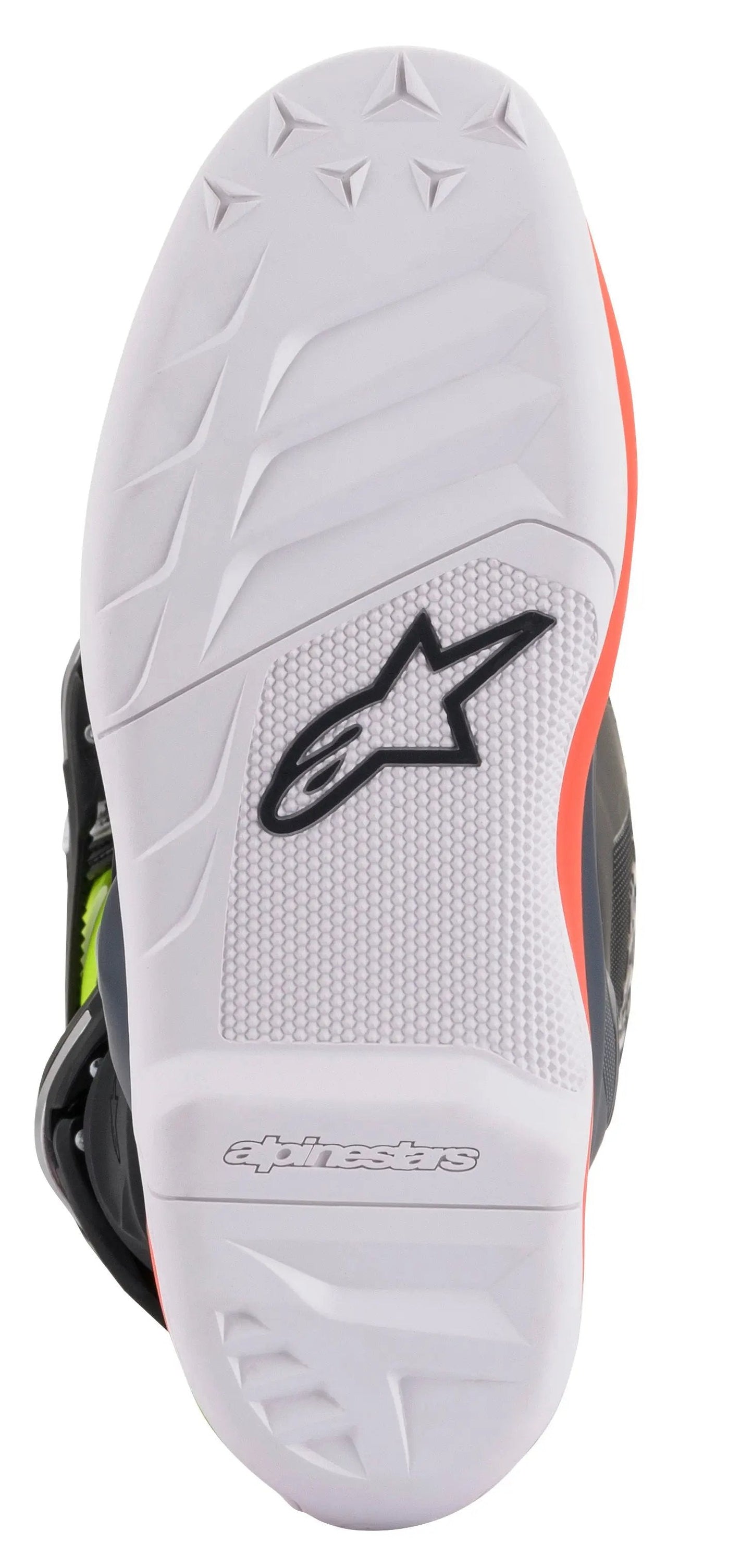 Alpinestars Youth Tech 7s Dark Grey/ Red Fluo/Yellow Fluo Boots