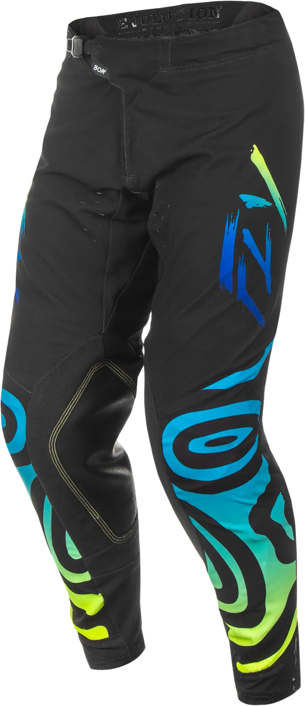 FLY RACING Evolution DST Zen Black/Blue/Hi Vis Pants