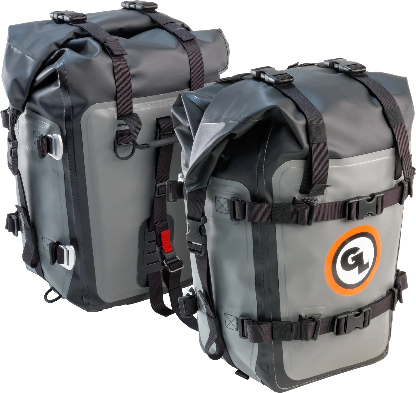 Giant Loop Mototrekk Panniers - Grey Pair