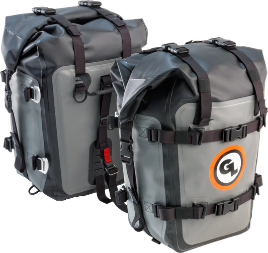 Giant Loop Mototrekk Panniers - Grey Pair