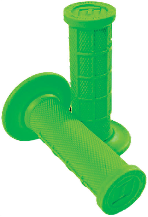 ODI Mini MX Half Waffle Grips - Green - Grips for Pitbikes and Minibikes - PW50 | CRF50/XR50 | TTR50 / SX 50