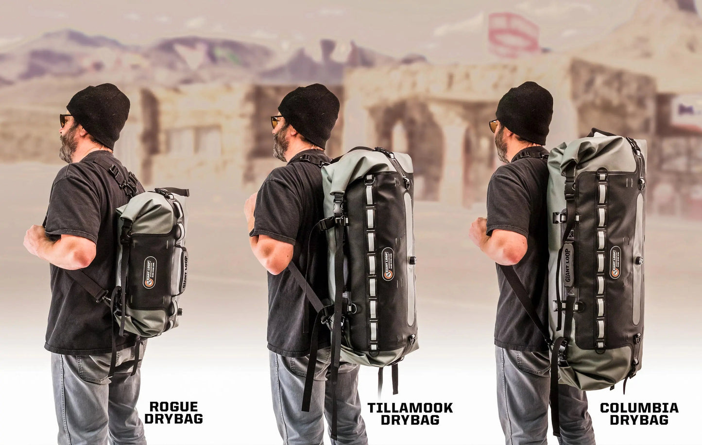 Rogue Dry Bag  Double End Grey by Giant Loop