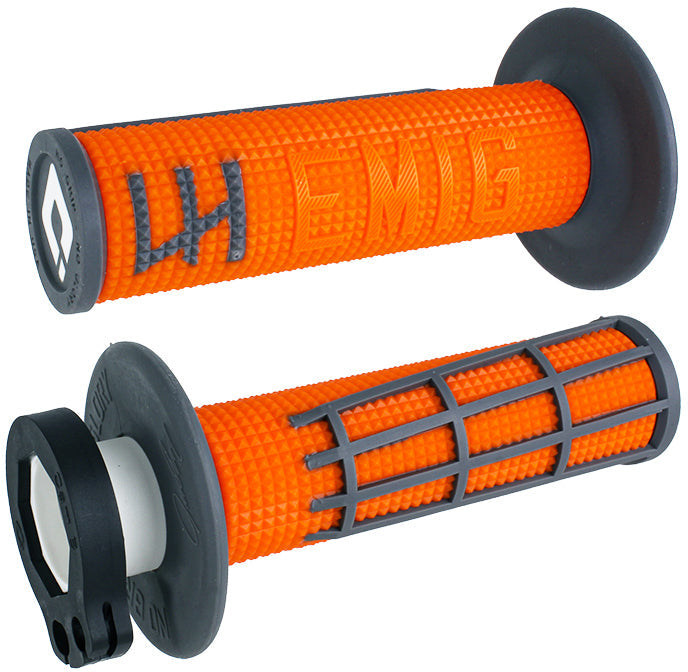 ODI Emig 2.0 V2 Lock On Grip Orange/Graphite