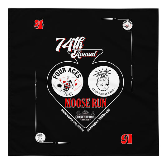 Official Four Aces 74th Annual Moose Run Bandana
