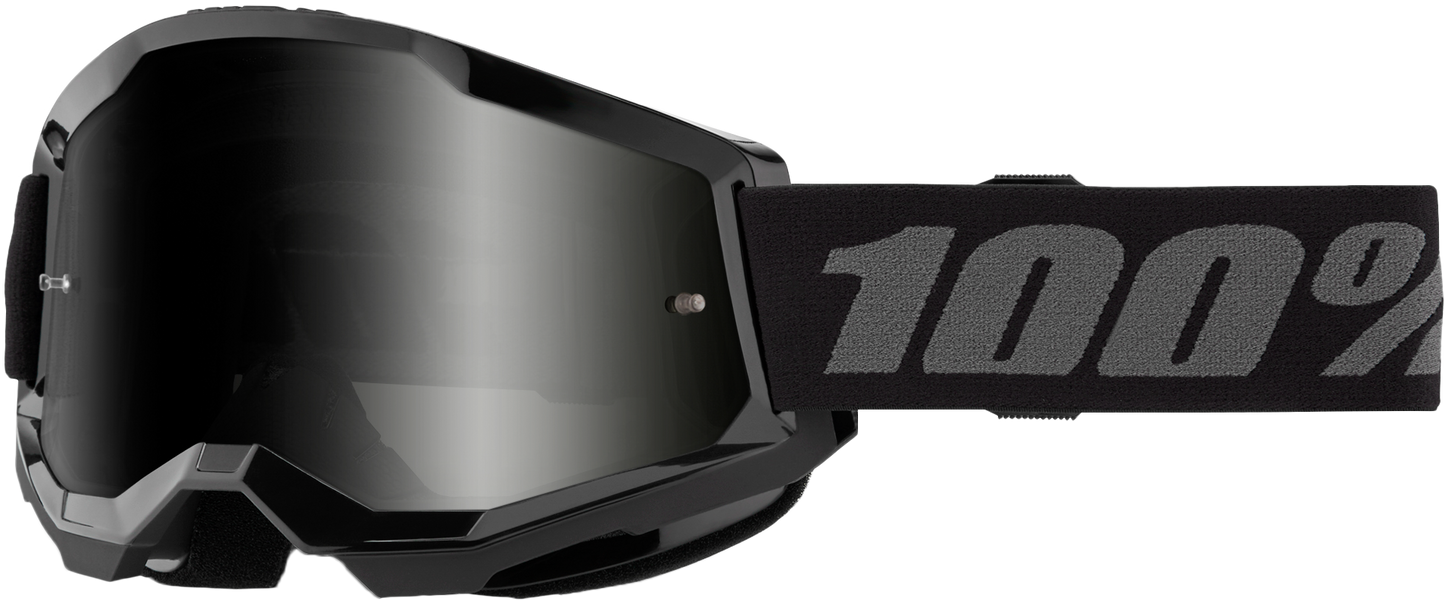 100% Strata 2 Sand Goggle Black Smoke Lens