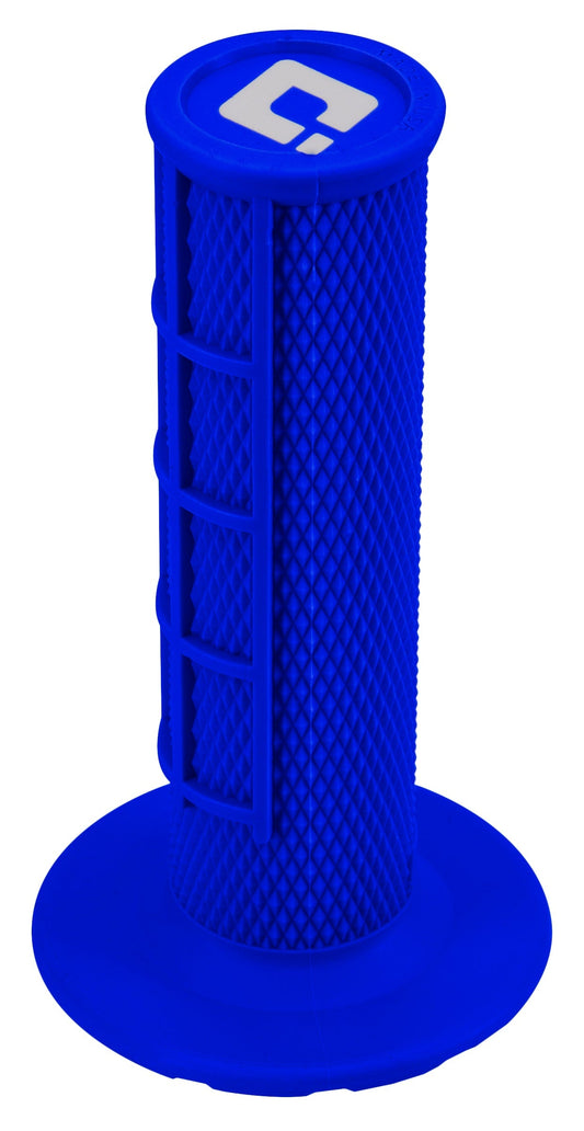ODI Mini MX Half Waffle Grips  - Blue - Grips for Pitbikes and Minibikes - PW50 | CRF50/XR50 | TTR50 / SX 50