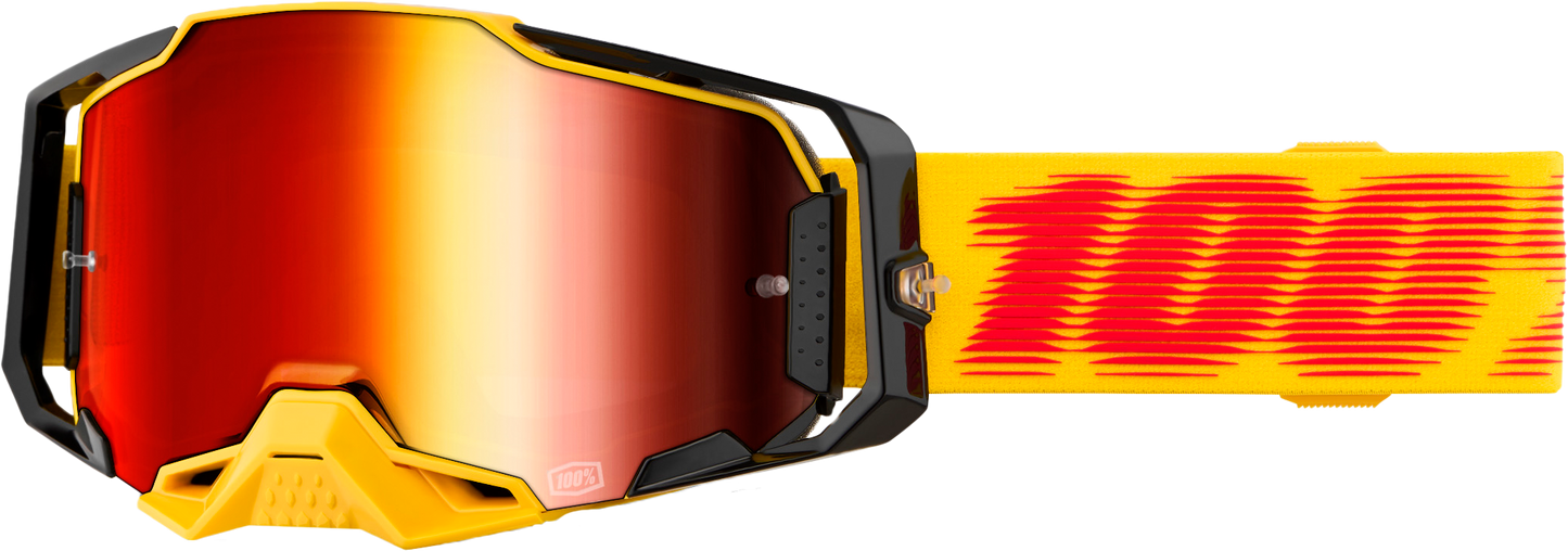 100% Armega Goggle Tetsu Mirror with Red Lens