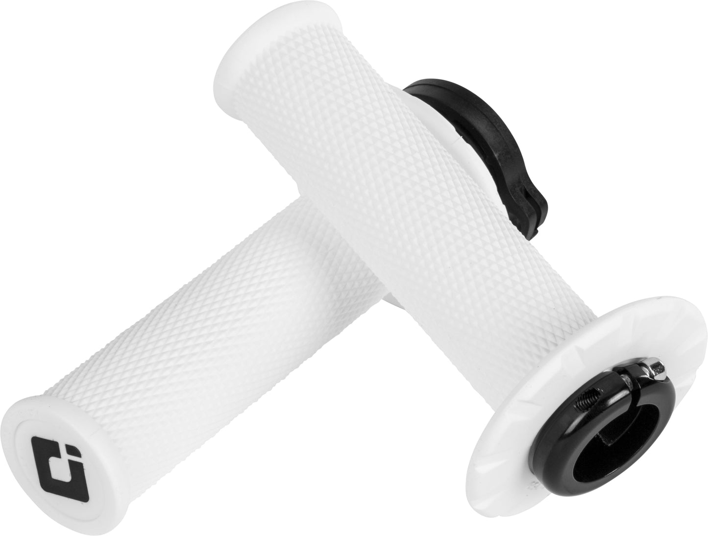 ODI MX V2 Lock On No Waffle Grips - White (Pro Soft)
