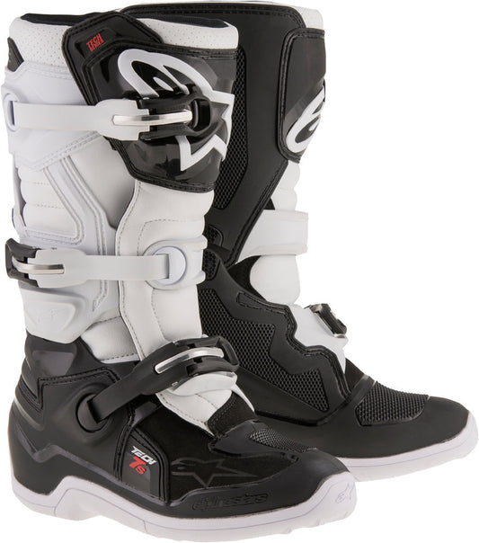 Alpinestars Youth Tech 7s Black/White Boots