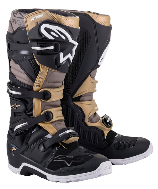 Alpinestars Tech 7 Enduro Drystar Black/Grey/Gold Boots