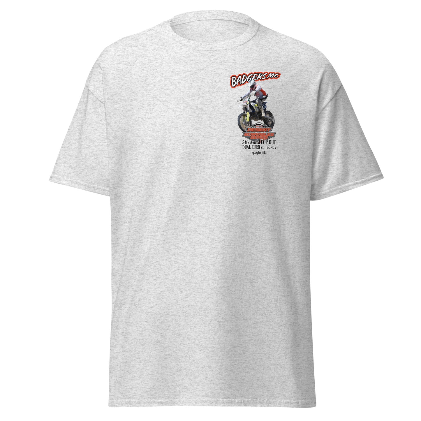 Badgers MC 54th Annual Cop Out Dual Euro Event Shirts - 2023