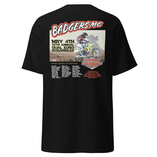 Adult Badgers MC May 4th - 55th Annual Dual Euro Scrambles 2024 Event Shirt