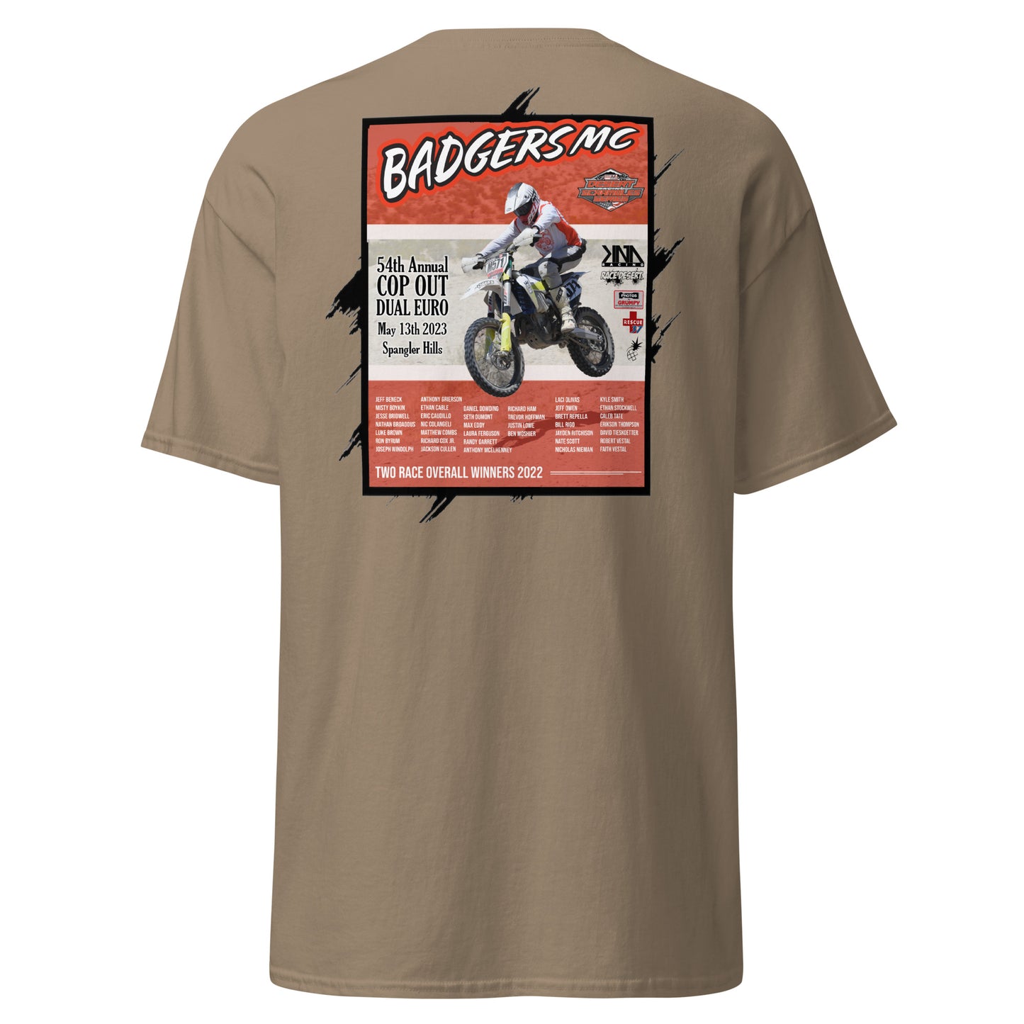 Badgers MC 54th Annual Cop Out Dual Euro Event Shirts - 2023