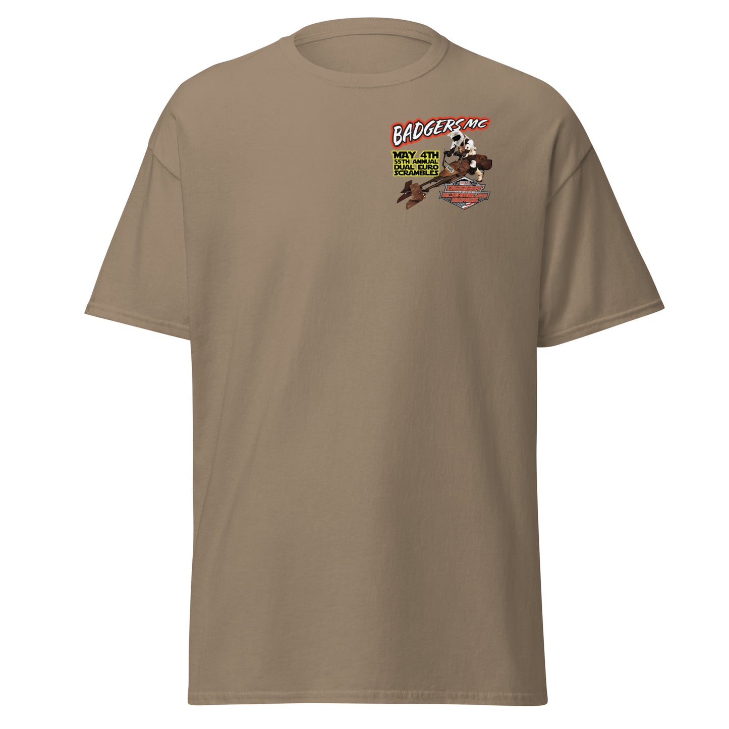 Adult Badgers MC May 4th - 55th Annual Dual Euro Scrambles 2024 Event Shirt