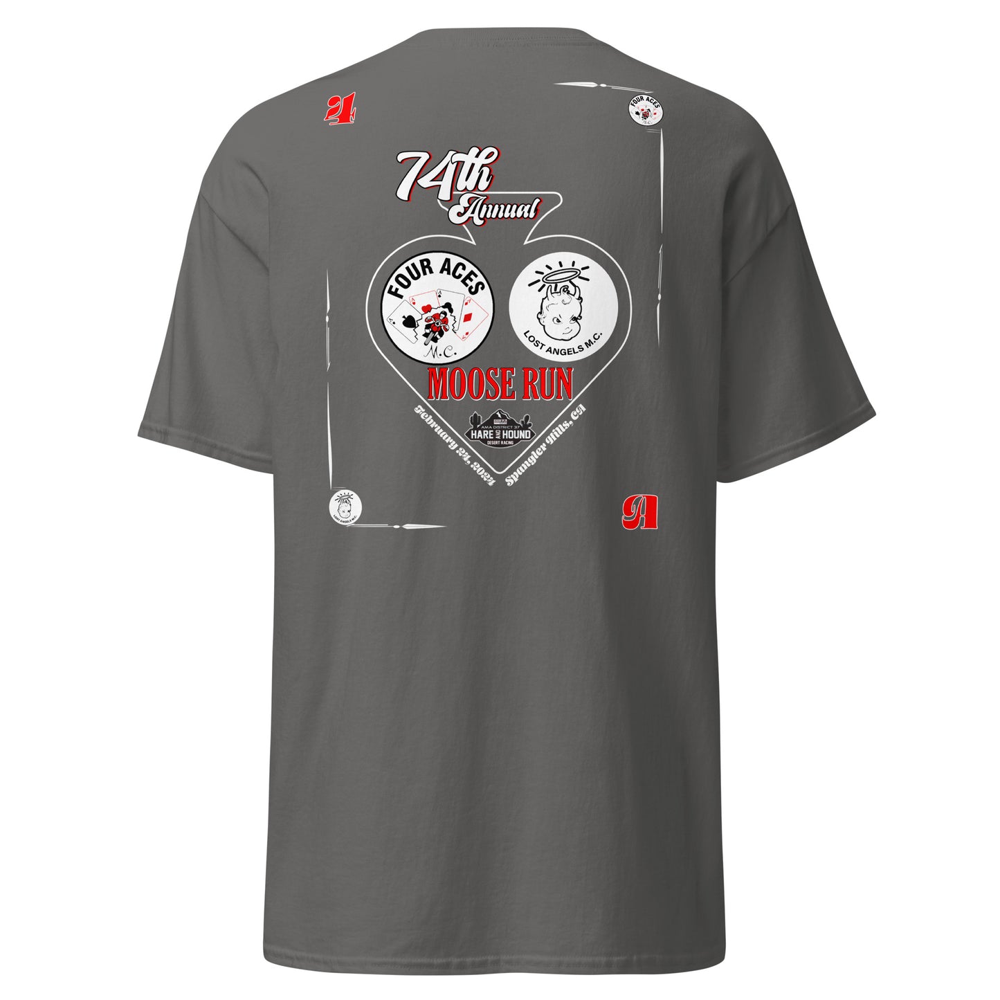 Adult Official Four Aces 74th Moose Run Event Shirt
