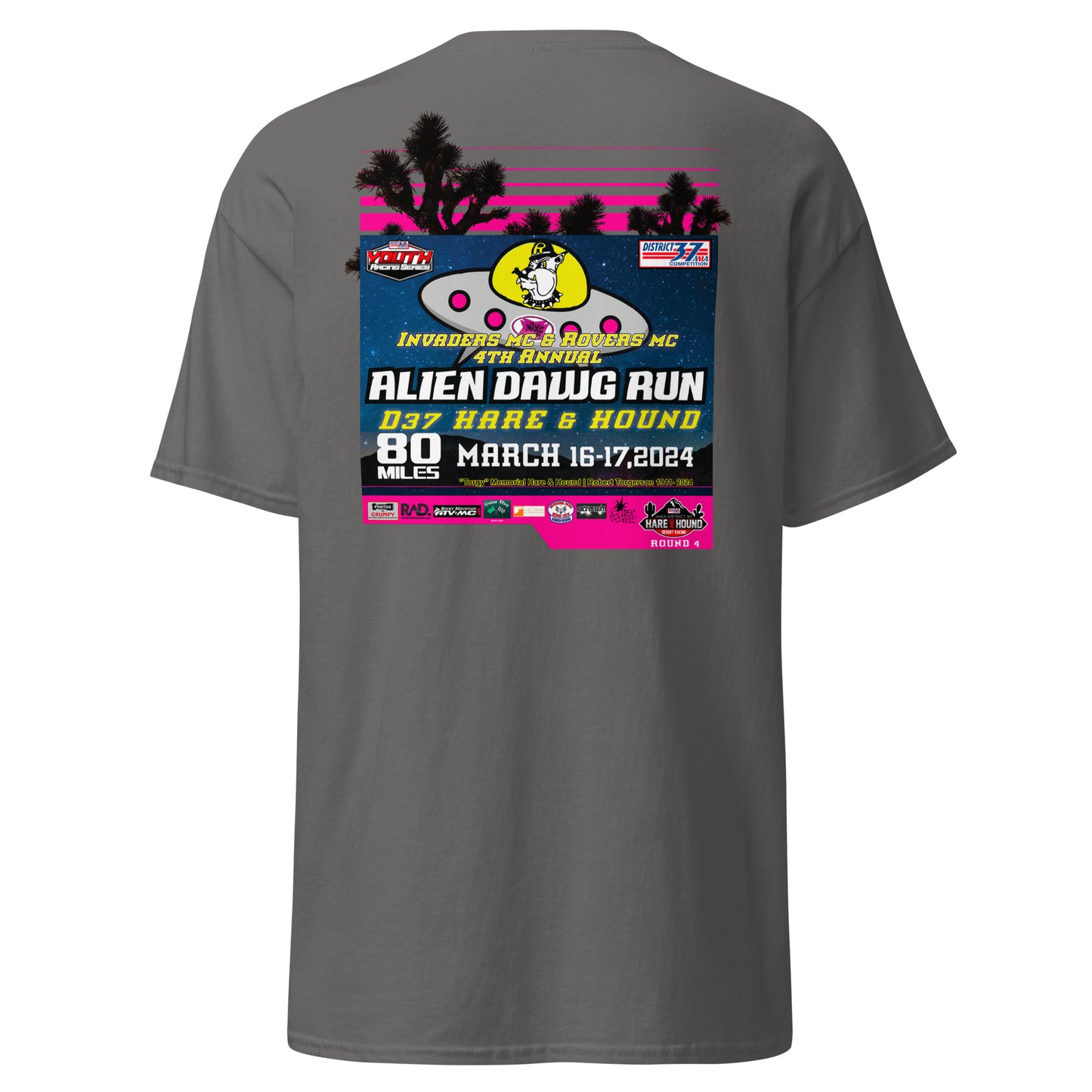 2024 Alien Dawg Run - Rovers MC & Invaders MC Hare & Hound Event T-Shirt