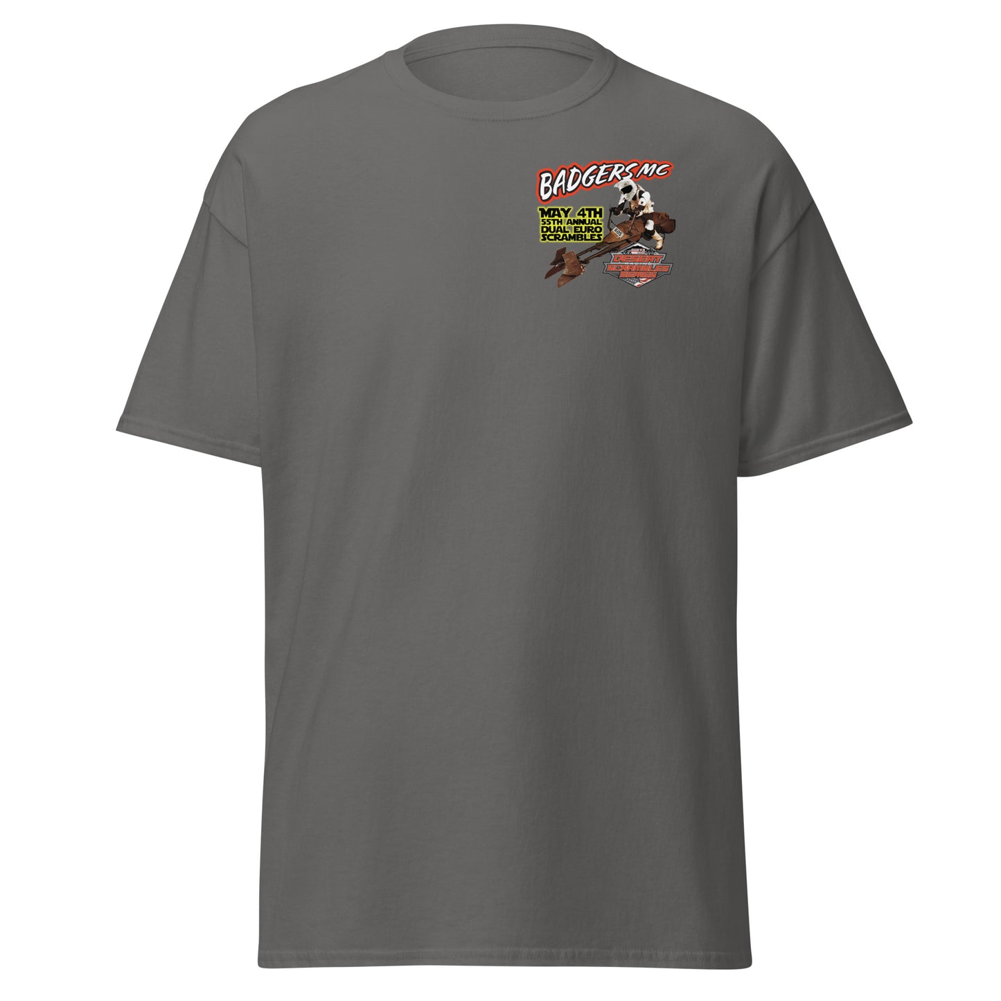 Adult Badgers MC May 4th - 55th Annual Dual Euro Scrambles 2024 Event Shirt