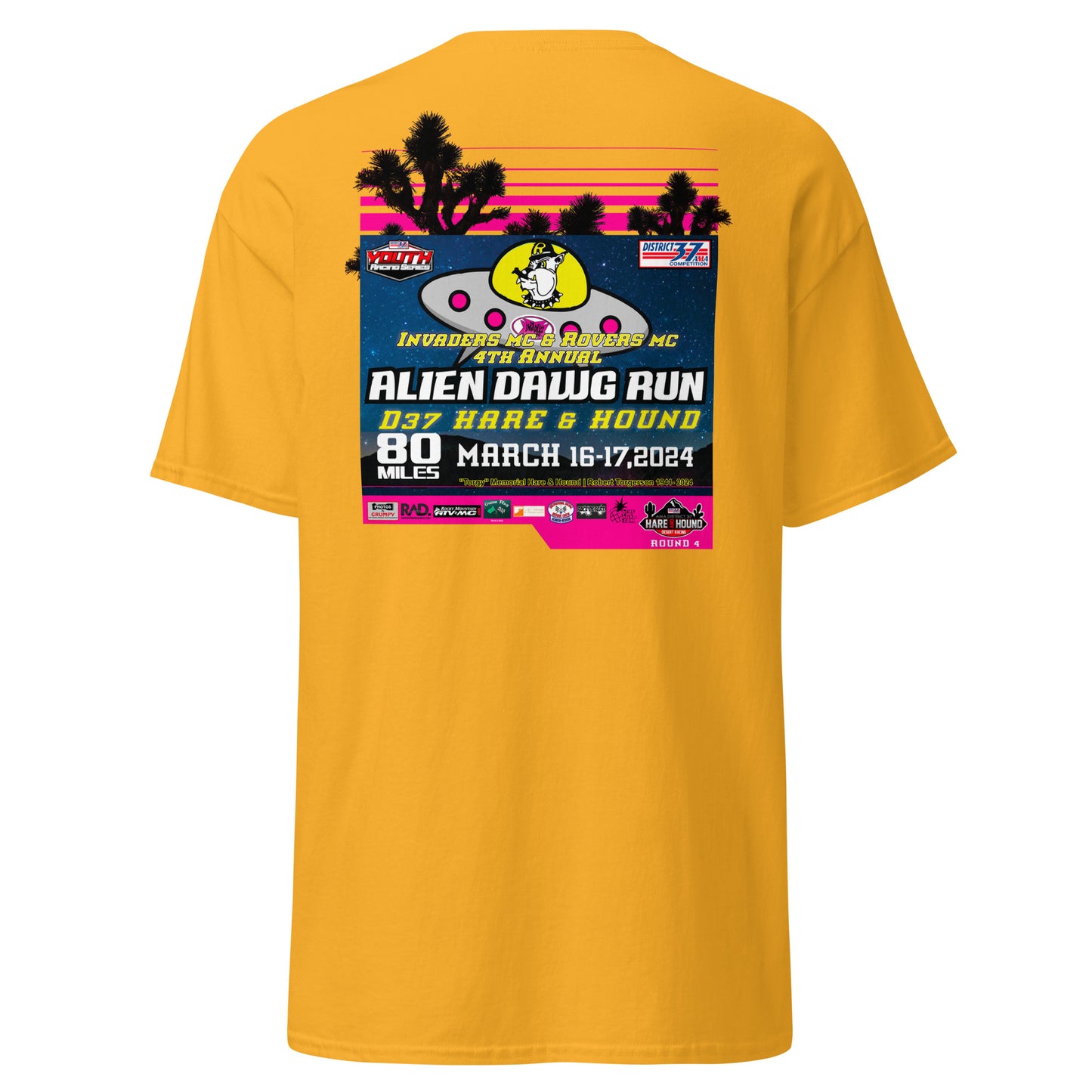 2024 Alien Dawg Run - Rovers MC & Invaders MC Hare & Hound Event T-Shirt