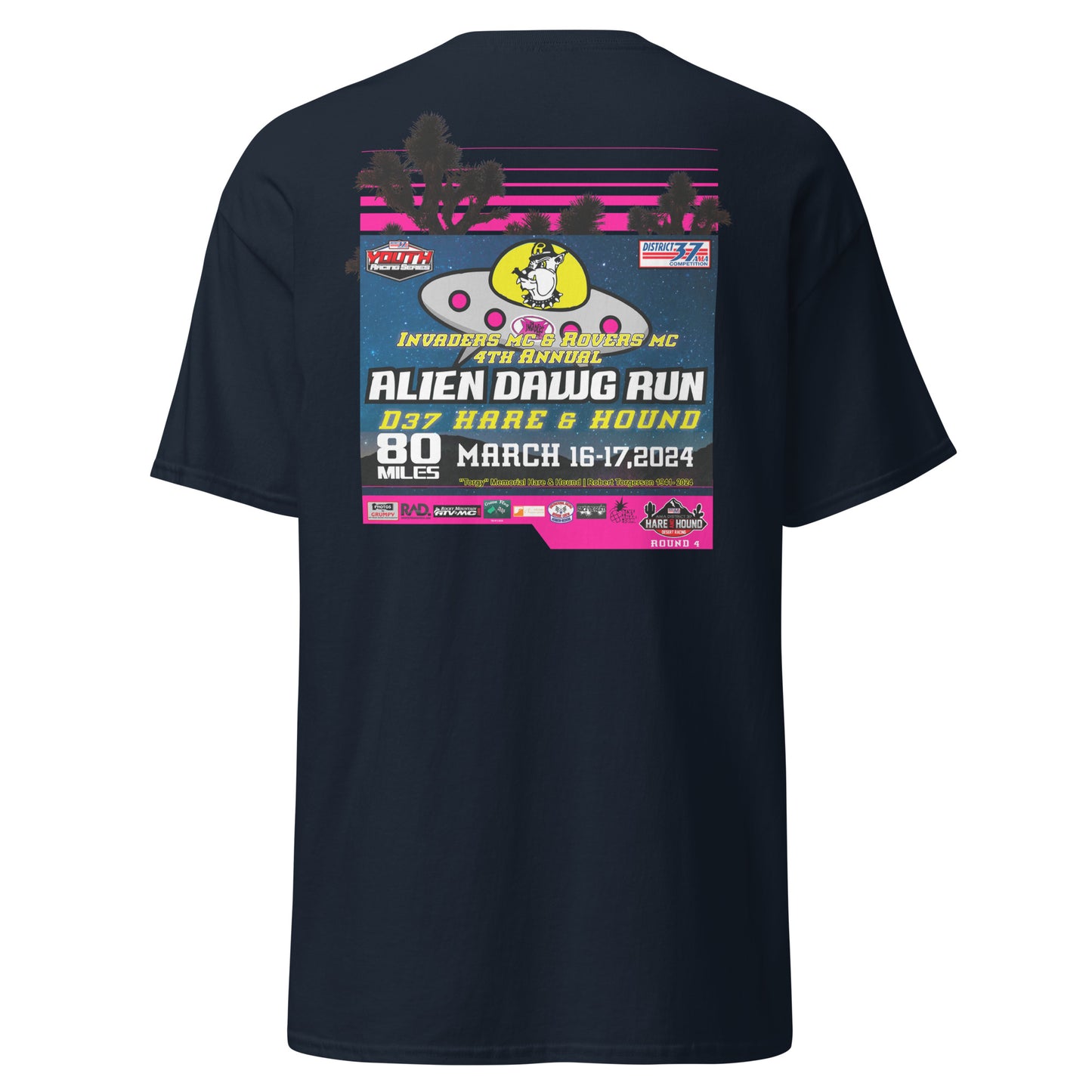 2024 Alien Dawg Run - Rovers MC & Invaders MC Hare & Hound Event T-Shirt