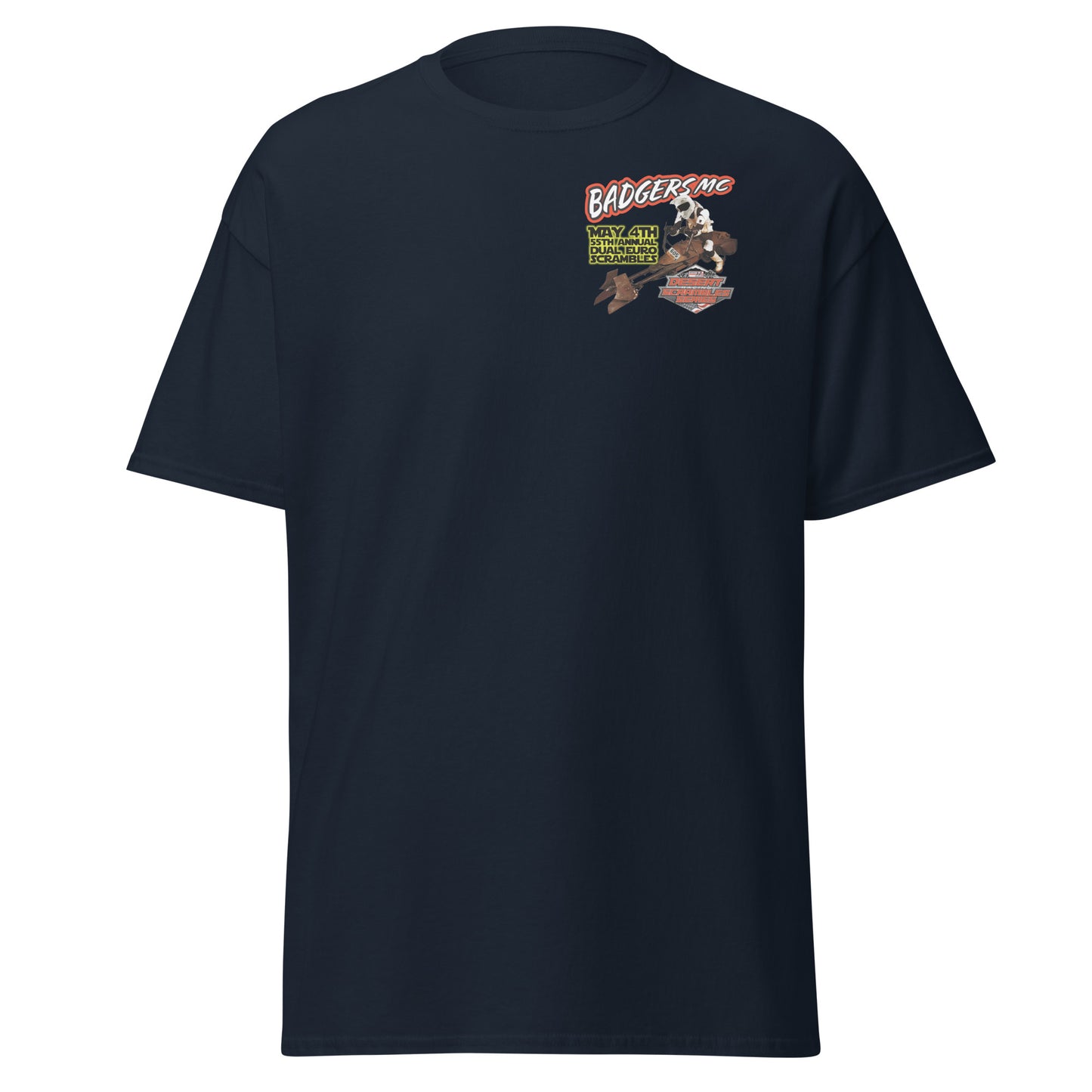 Adult Badgers MC May 4th - 55th Annual Dual Euro Scrambles 2024 Event Shirt