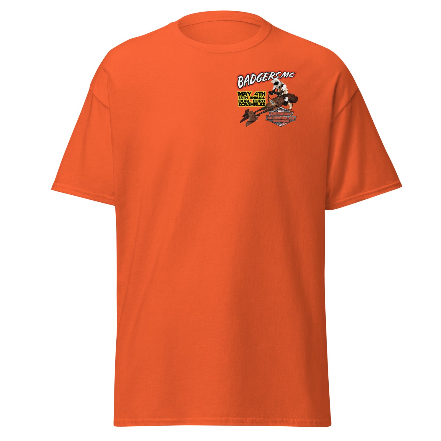 Adult Badgers MC May 4th - 55th Annual Dual Euro Scrambles 2024 Event Shirt
