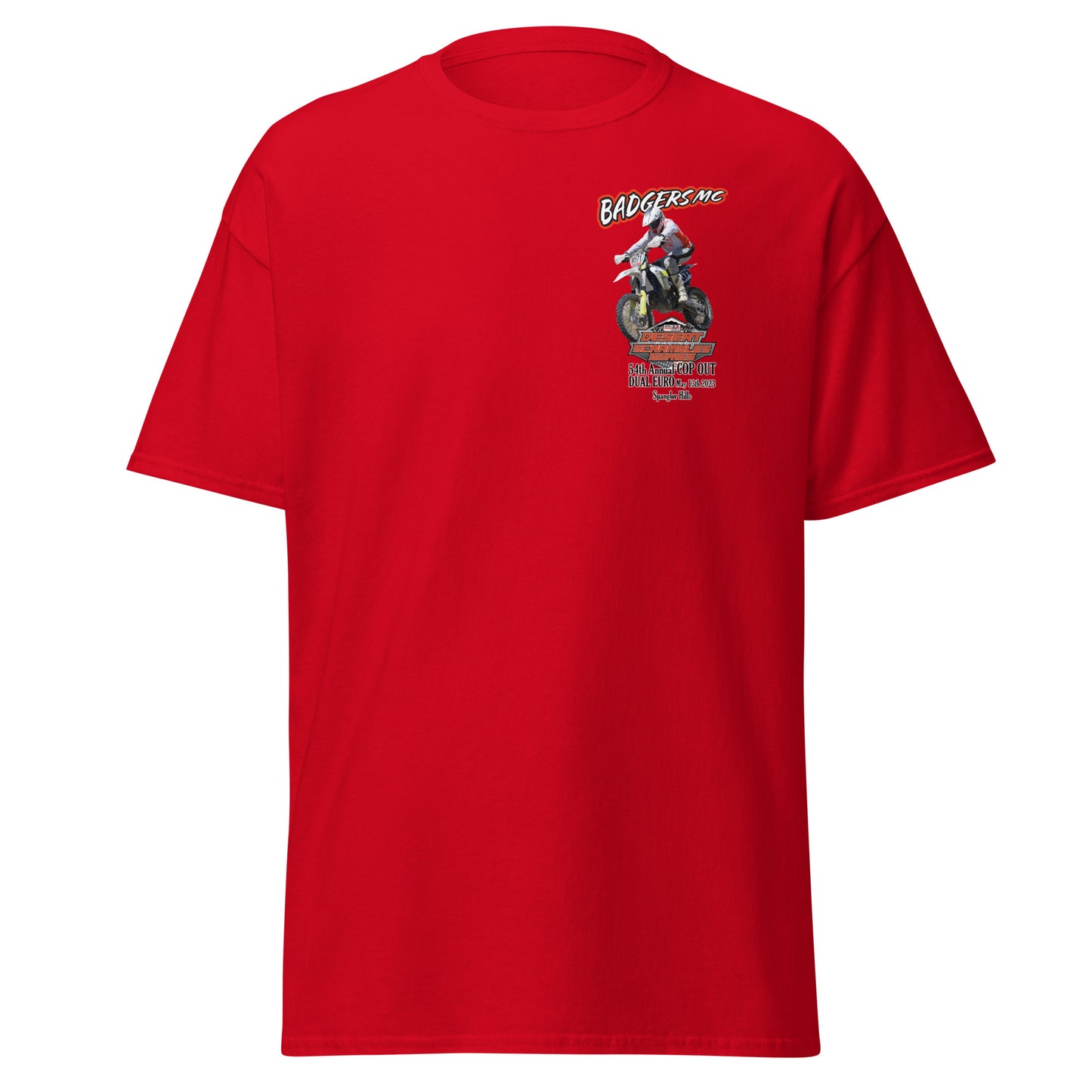 Badgers MC 54th Annual Cop Out Dual Euro Event Shirts - 2023