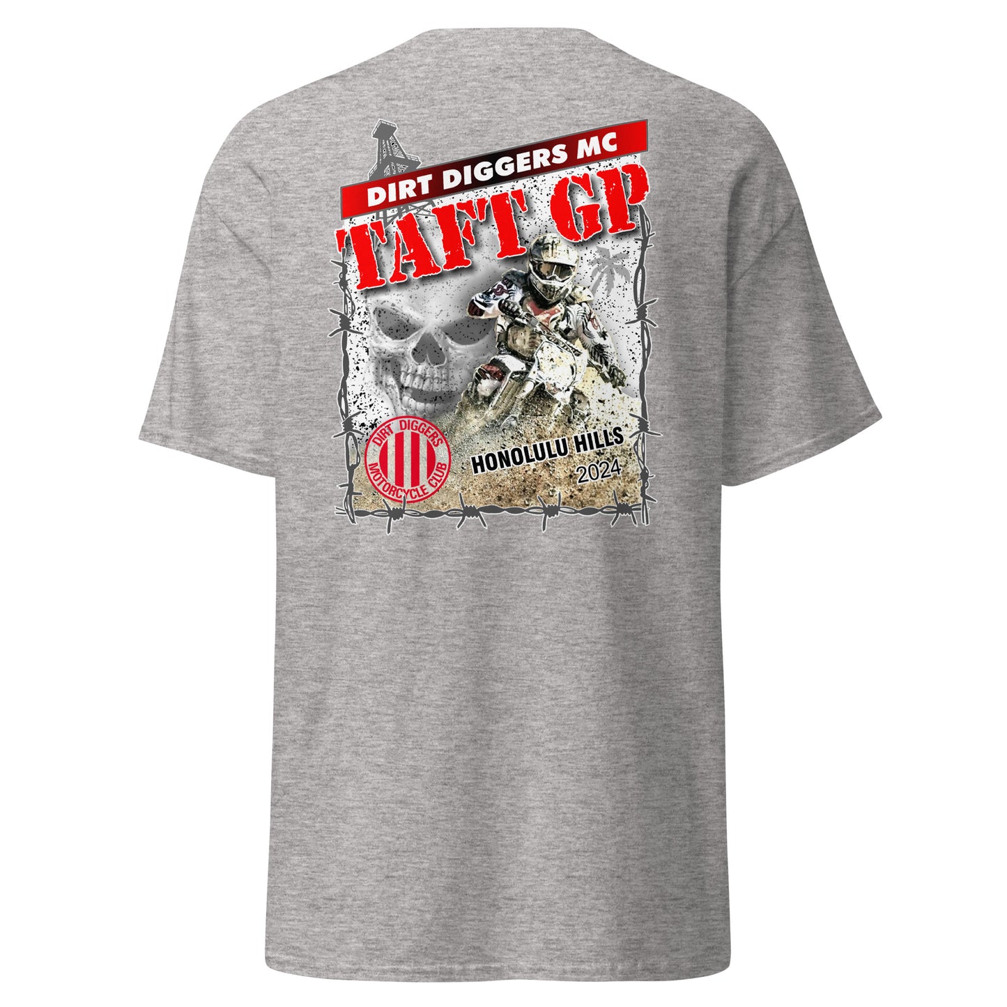 Dirt Diggers 2024 Taft Grand Prix Event Shirt - Adult T-Shirt - District 37 NGPC