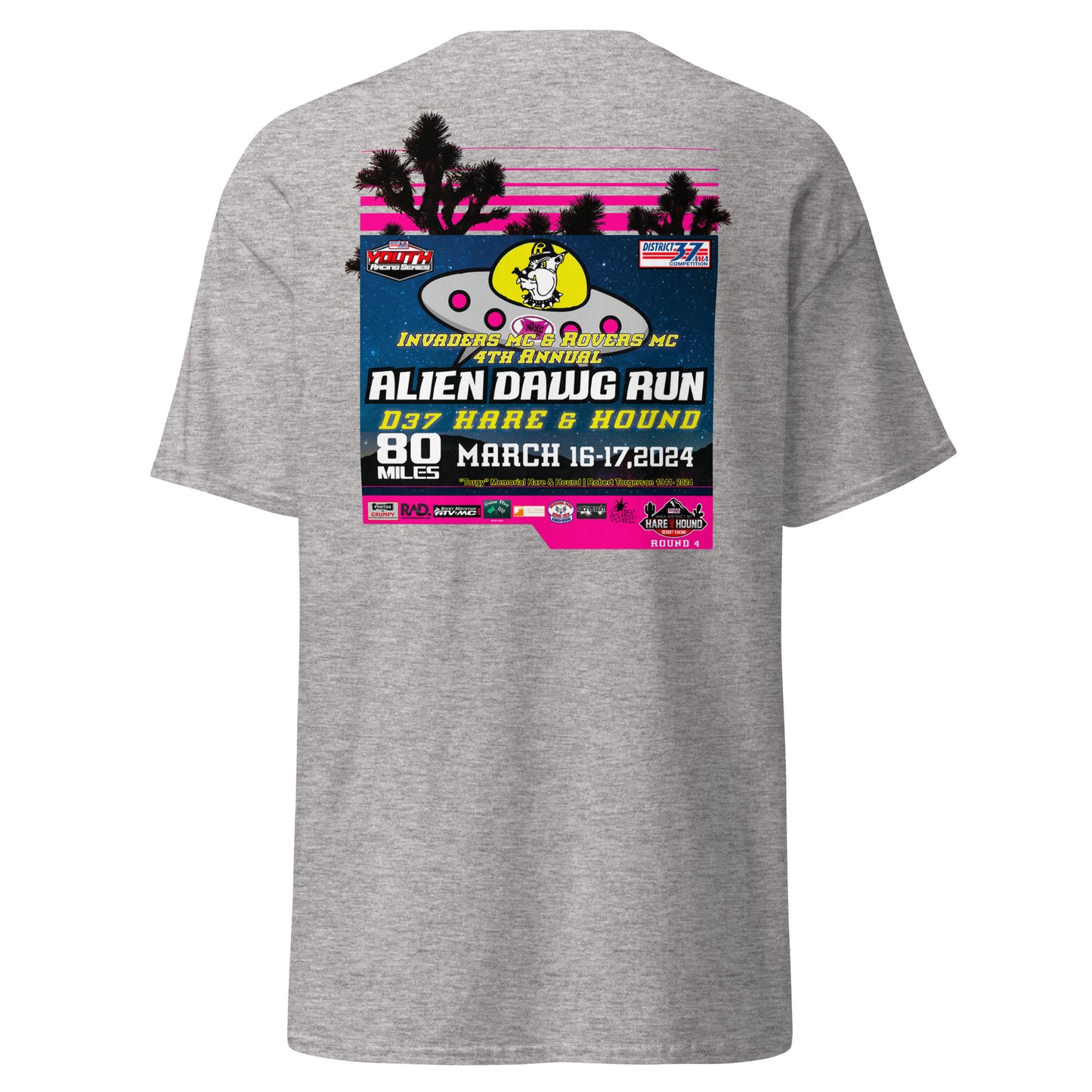 2024 Alien Dawg Run - Rovers MC & Invaders MC Hare & Hound Event T-Shirt