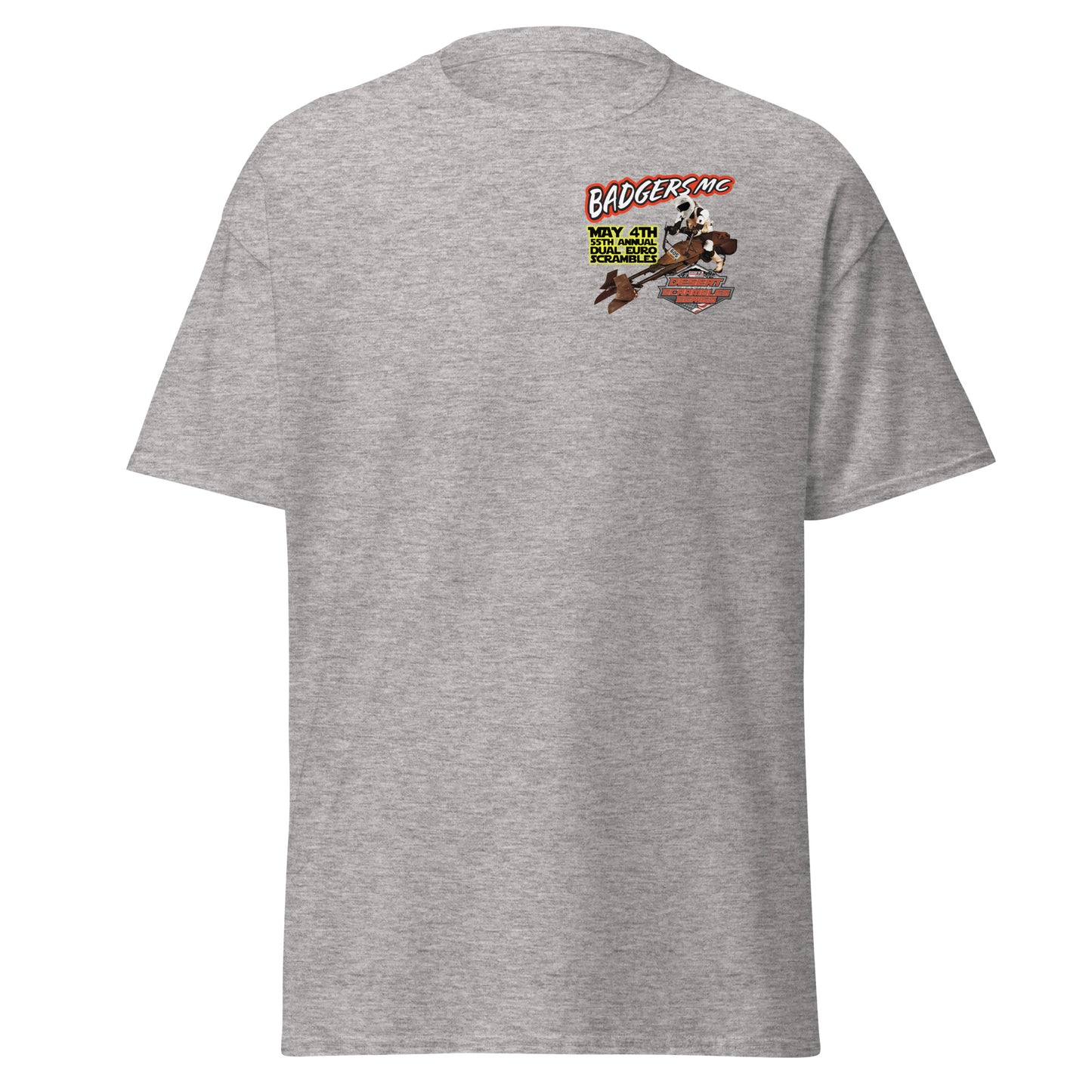 Adult Badgers MC May 4th - 55th Annual Dual Euro Scrambles 2024 Event Shirt