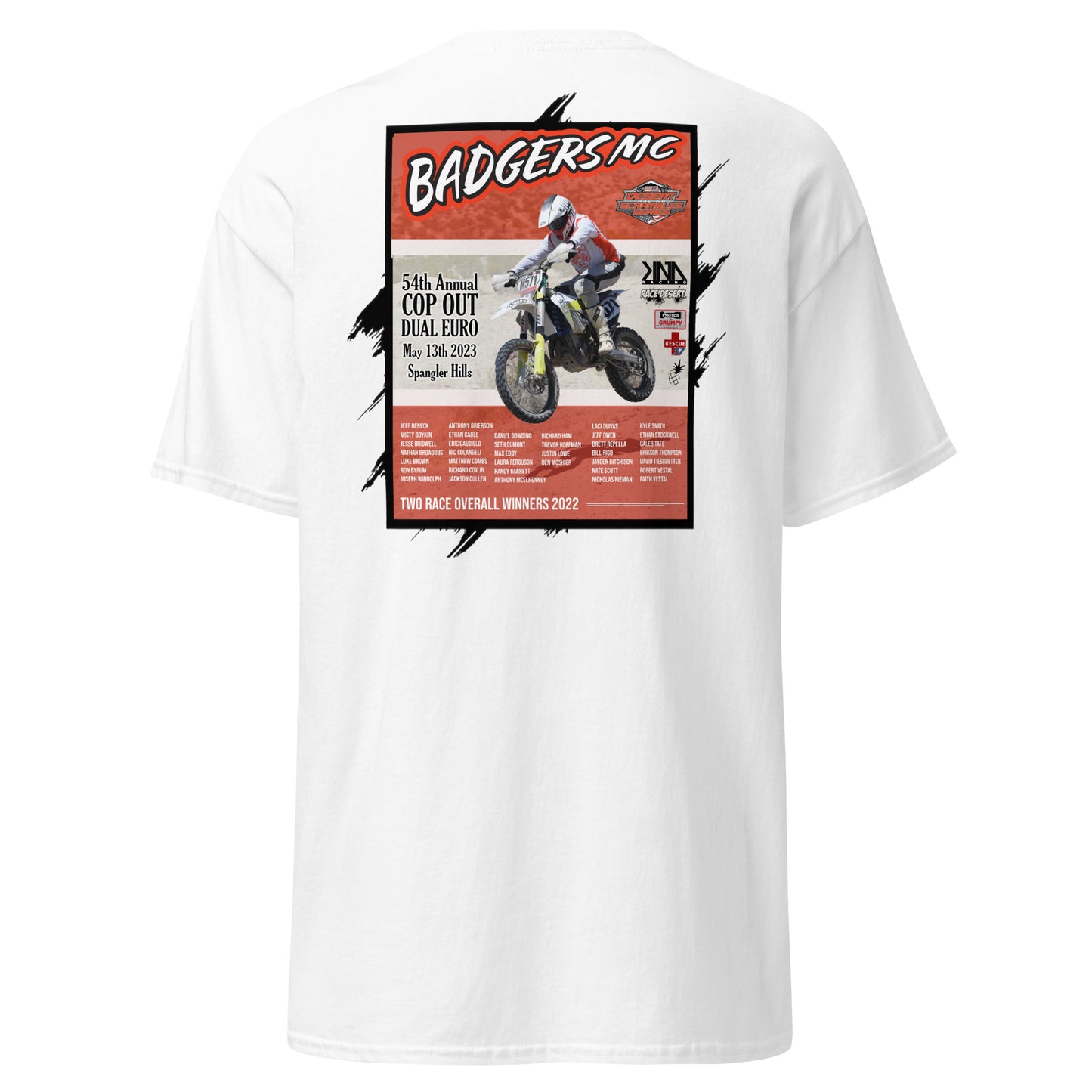 Badgers MC 54th Annual Cop Out Dual Euro Event Shirts - 2023