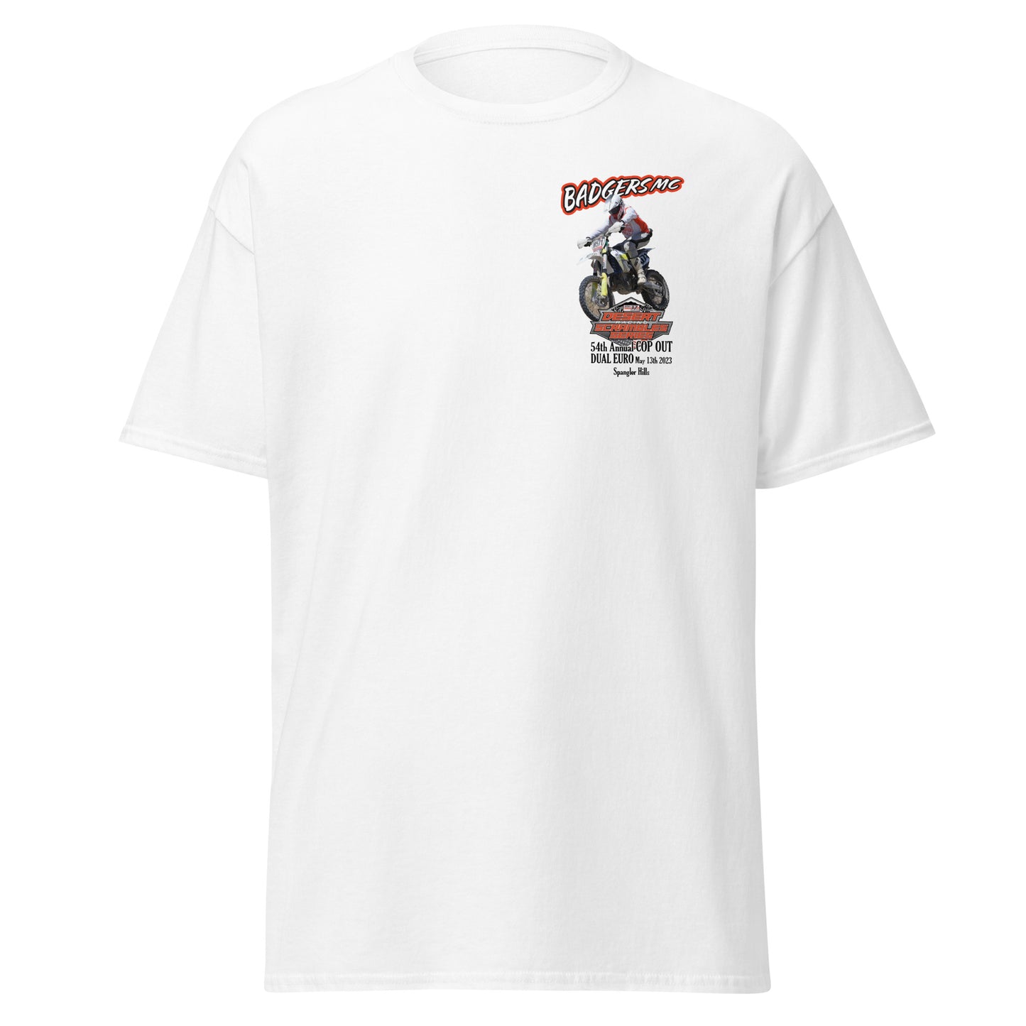 Badgers MC 54th Annual Cop Out Dual Euro Event Shirts - 2023